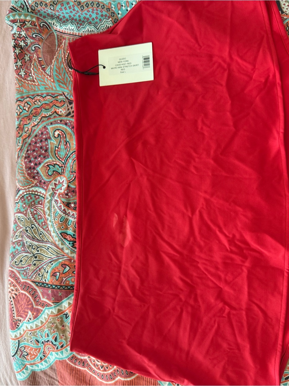 Sleek Red Mini Skirt - Vibrant Everyday Style